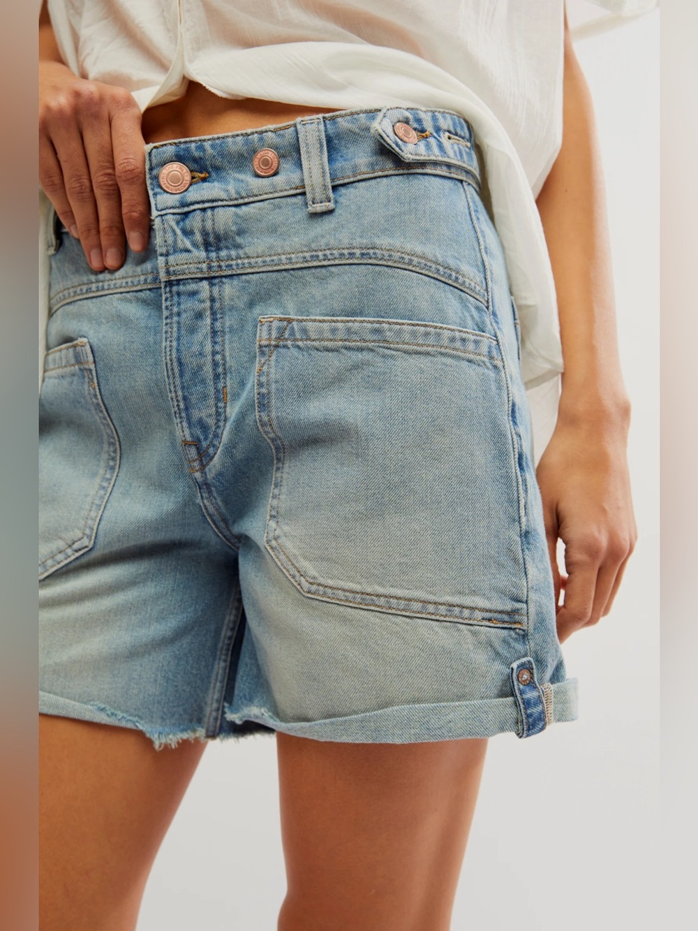 Free people denim Palmer shorts size 29